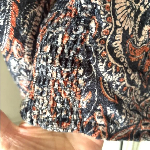 Free people cropped long sleeve m shirt NWT - Picture 3 of 15